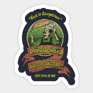 Philadelphia Pizza Company Georgetown Sticker